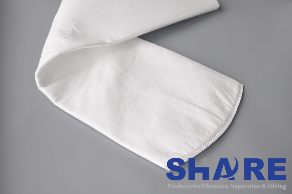 Customized Felt Filter Bags Mesh Opening 0.5um to 300um Bag Size 1 2 3 4 5 and OEM
