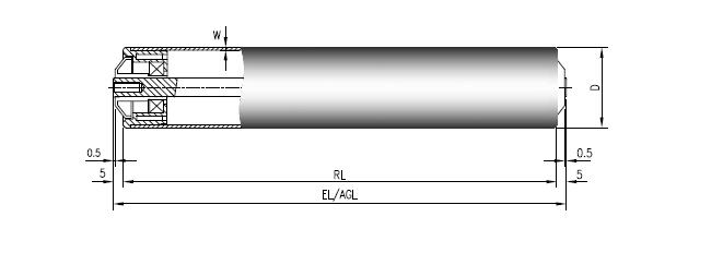belt drive conveyor stainless steel roller freeflow conveyor rollers carbon steel rollers
