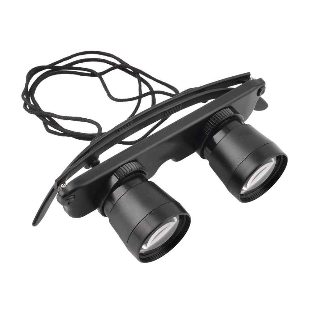 High Powered Outdoor Fishing Binocular Glasses 3x28 Binocular Magnifying Glasses