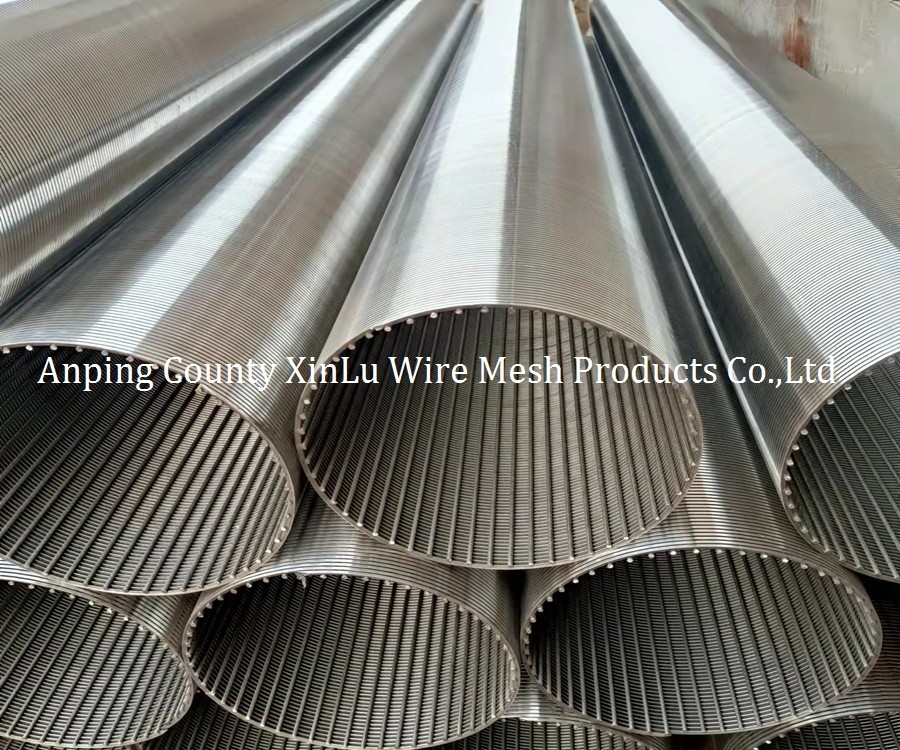 Stainless Steel 2205 Wedge Wire Screen Tube with 219mm Johnson Water Well Screen Pipe
