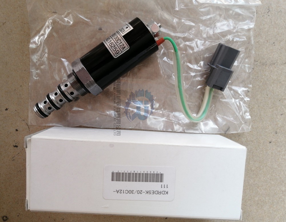 KDRDE5K-20 30C12A-111 Hydraulic Pump Solenoid Valve For SK200-5 SK230-5 SK330-5