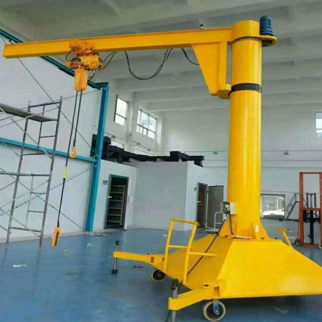 ISO Large Lifting Capacity 5T Folding Swing Arm Jib Crane