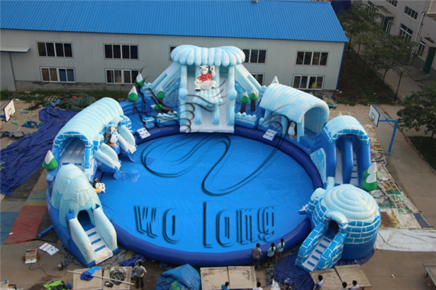 EN14960 certificate PVC Inflatable water park games