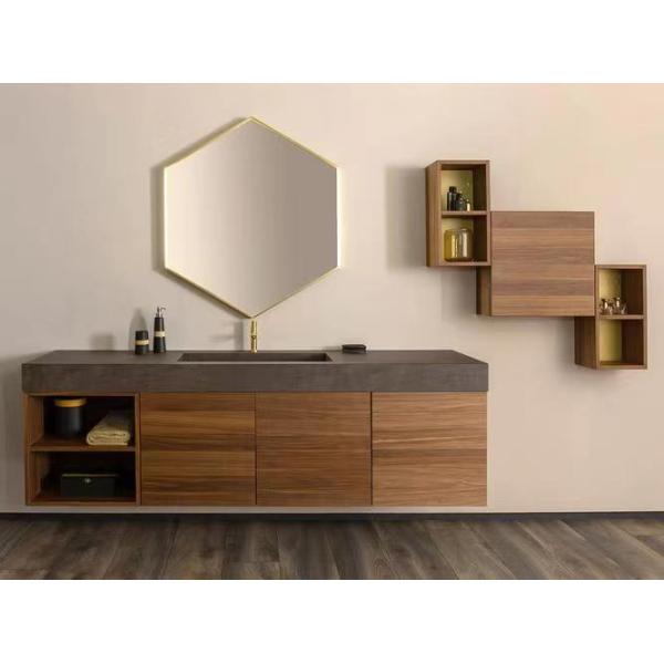 Factory Customized Bathroom Vanity Single Sink Wall Mounted Vanity Bathroom Cabinets