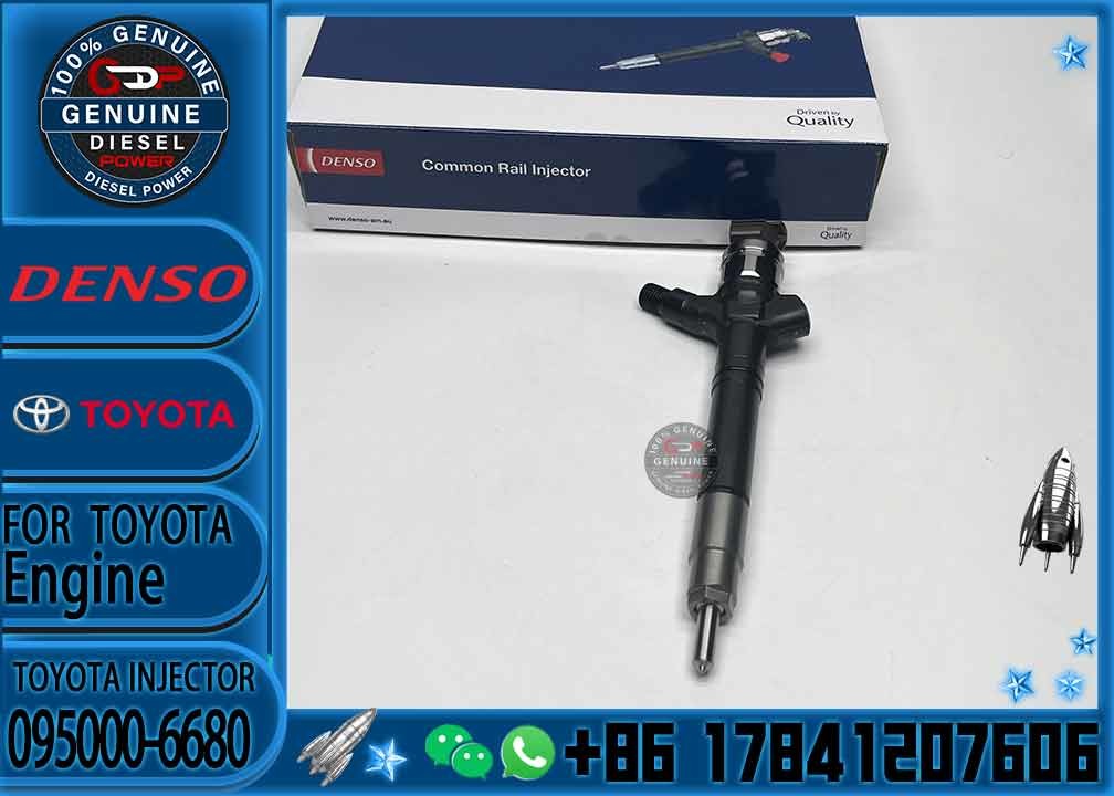 for Toyota RAV4 2.0 D 1AD-FTV Engine Assembly 095000-6680 Fuel Injector 095000-6680 0950006680