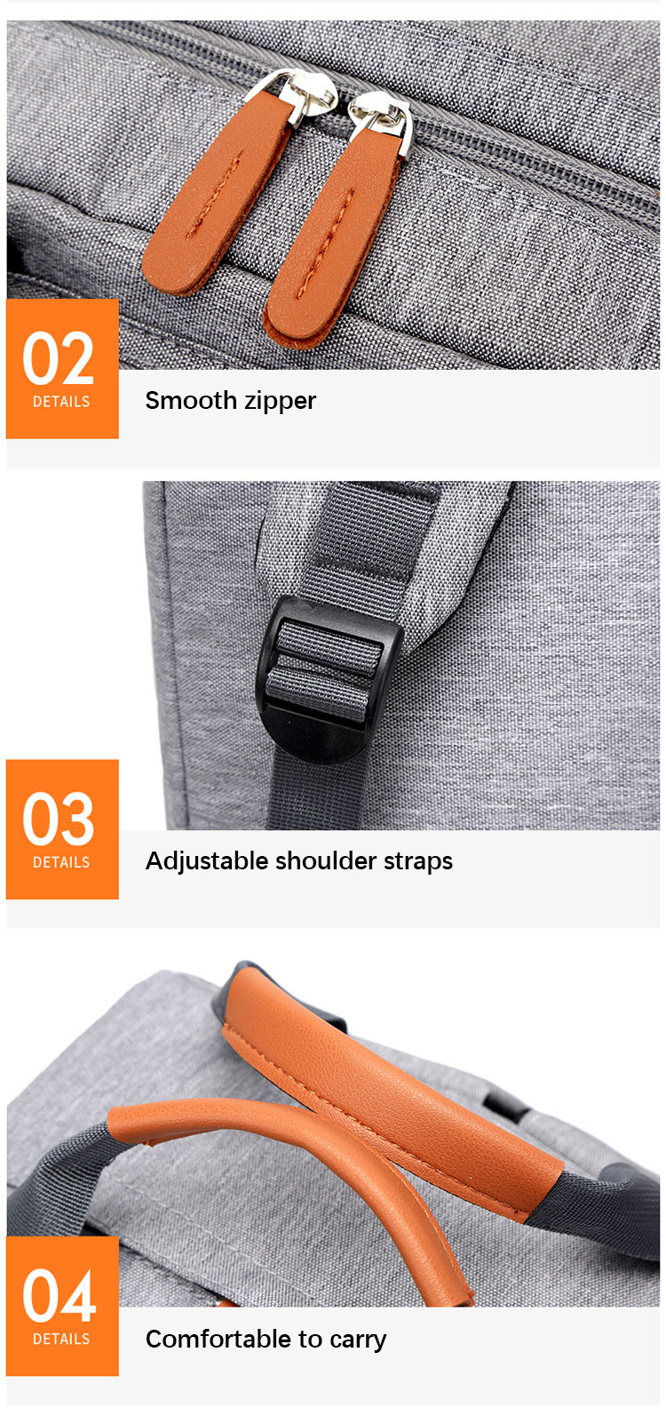 OEM Anti Theft Water Resistant Backpacks , Men Women School Computer Backpack