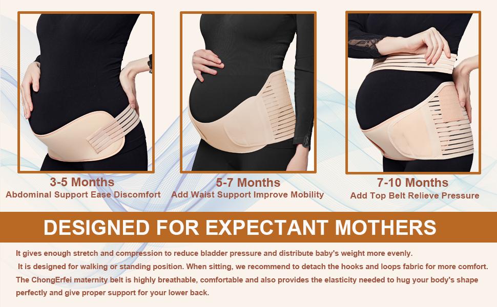 OEM Neoprene 4XL Maternity Pregnant Belly Belt ISO9001 Back Support Girdle