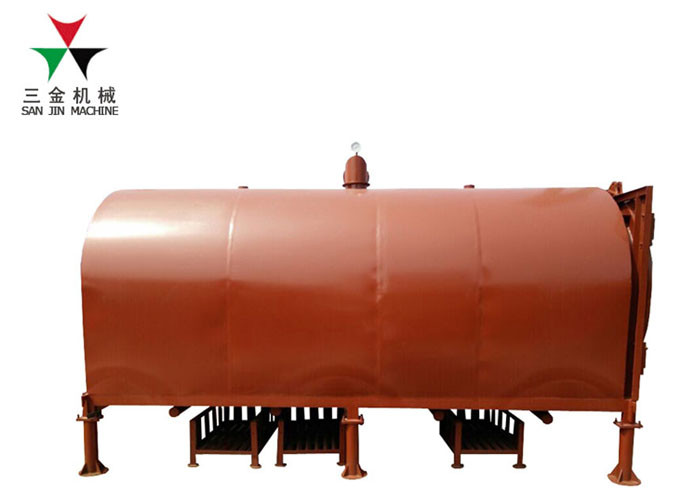 Horizontal Coconut Shell Bamboo Carbonization Furnace For Charcoal