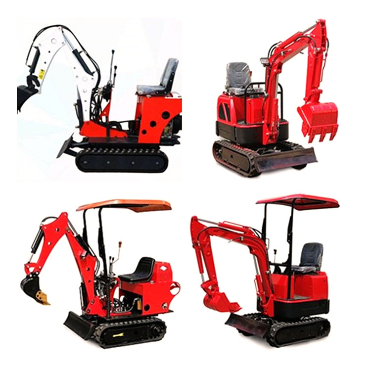 Thunderstorm Green Diesel Engine Small Digger Mini Excavator Machine For Farm Winery Agricultural Garden