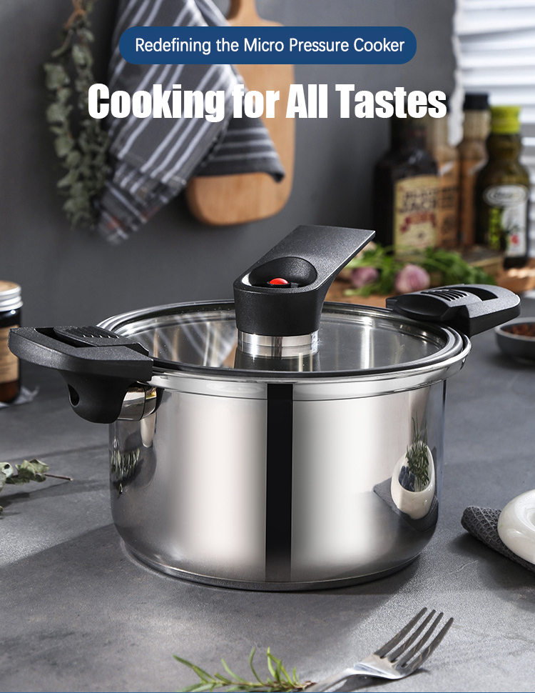 Custom Kitchen Pressure Cooker 24cm 304 Stainless Steel Pressure Cooker