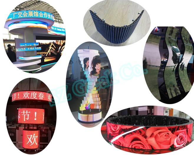 Wholesale price led flexible display screen