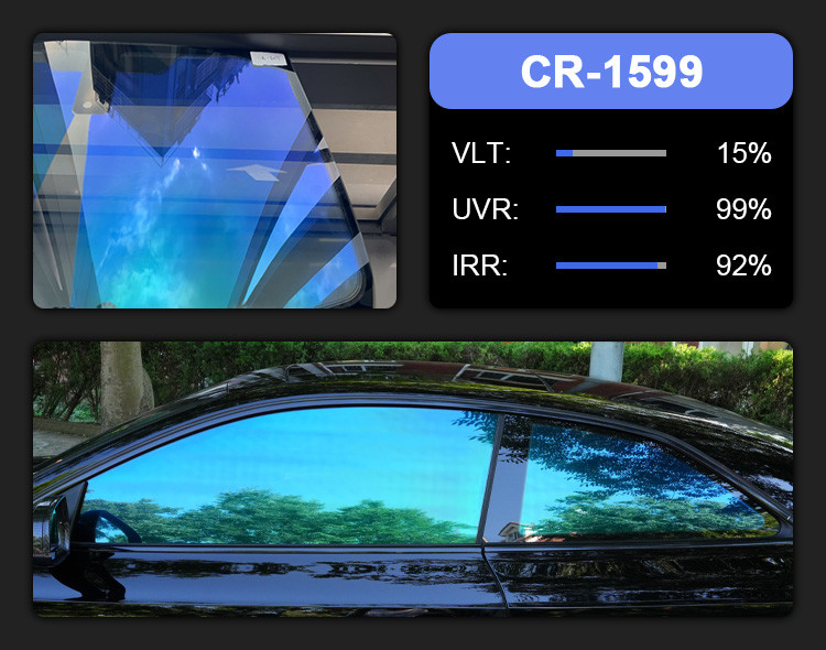 Decorative Solar Film Anti Glare Red Color CR-8065 Chameleon Car Window Film Tint Rainbow