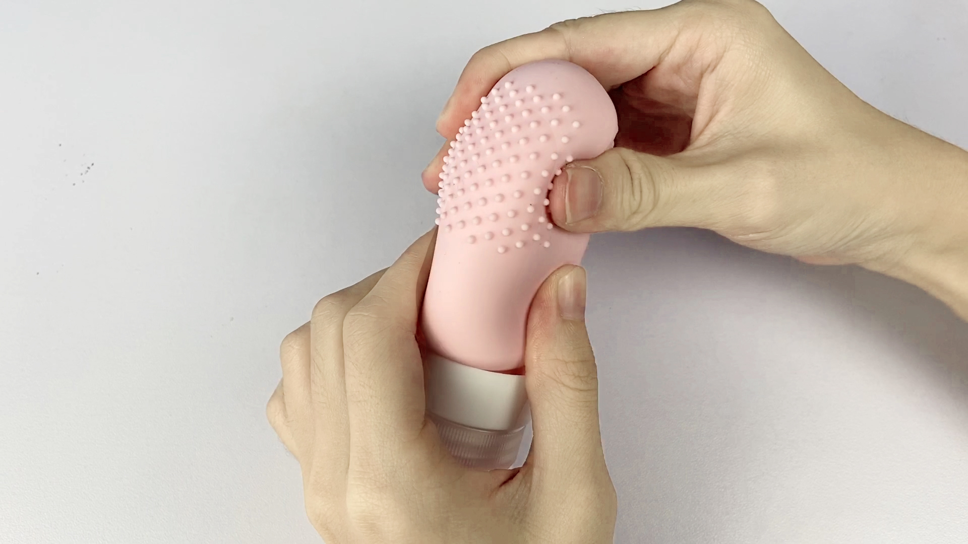 OEM Grey Silicone Cleansing Brush Face Silicone Scrubber Electric