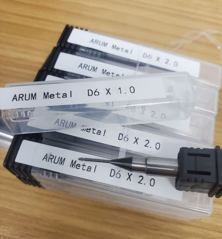 CAD CAM Cutters 3mm Dental Milling Burs For Zirconia Block Metal Emax