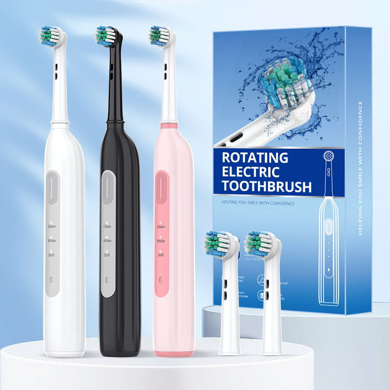 Wholesale BX11 Rechargeable Rotating Brush Oral Heads Timer Modes Usb Electric Toothbrush