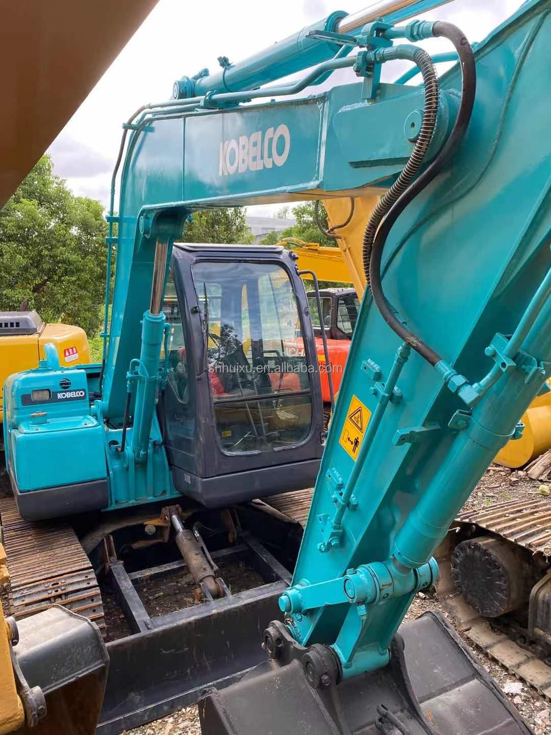 Blue Color Original Paint Used Kobelco 75 Excavator Second Hand 7.5 Ton