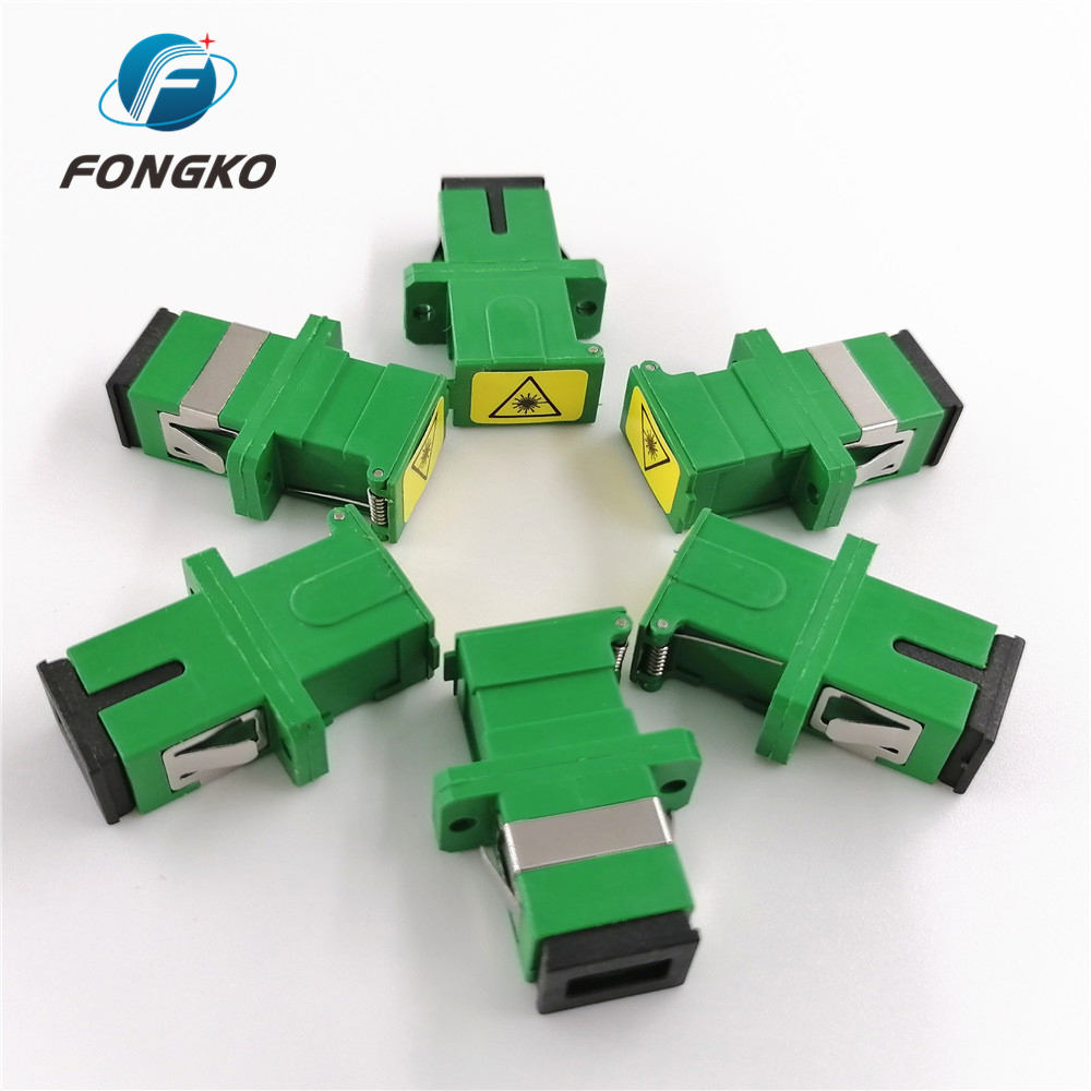 Direct Factory Produce Simplex Single Mode Sc Auto Shutter Fiber Optical Adapters