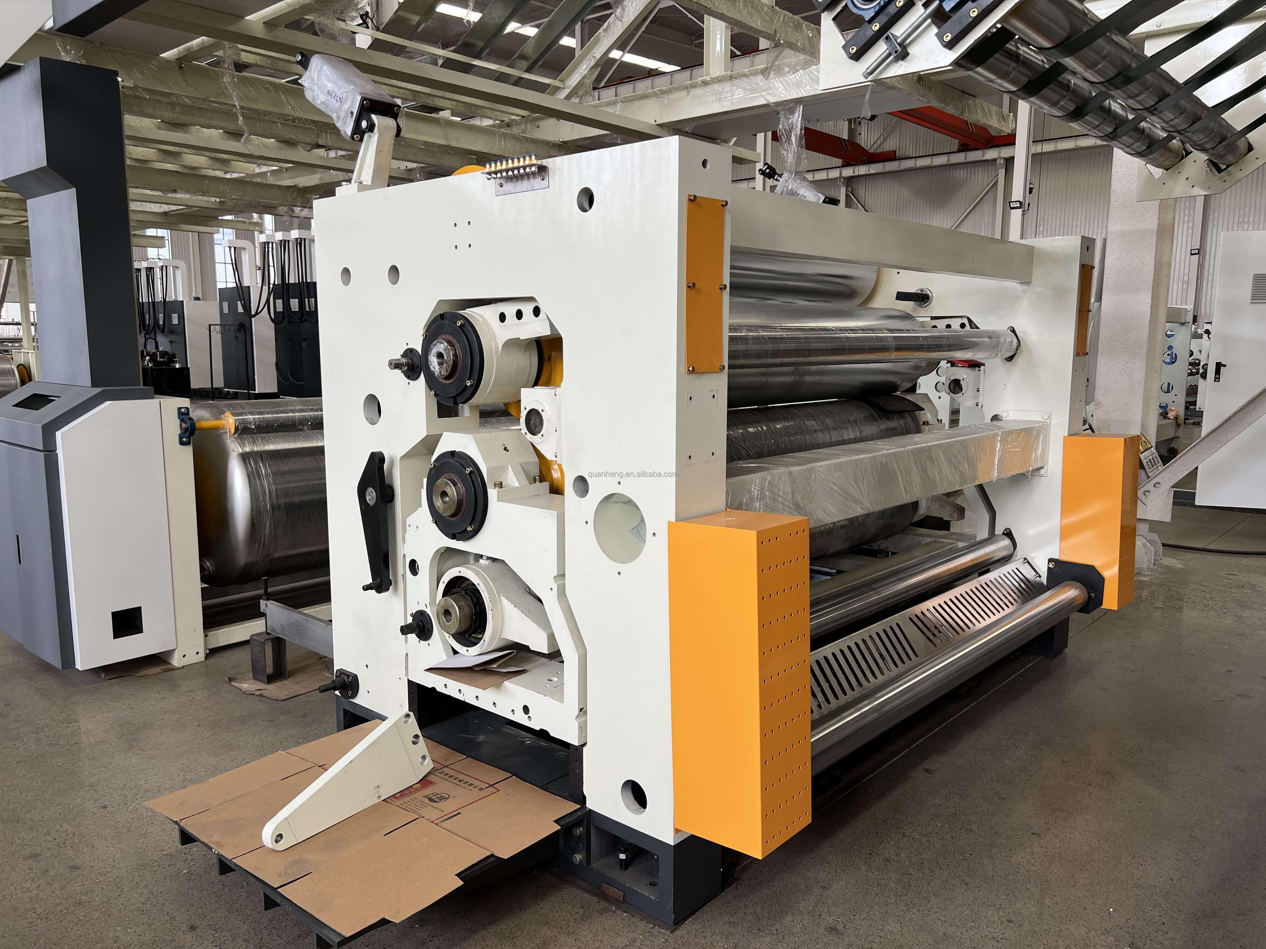 Carton Box Corrugated Cardboard Production Line Full Automatic