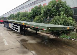 China 5 Axle 60T 100T Container Loading Flatbed Semi Trailer on sale