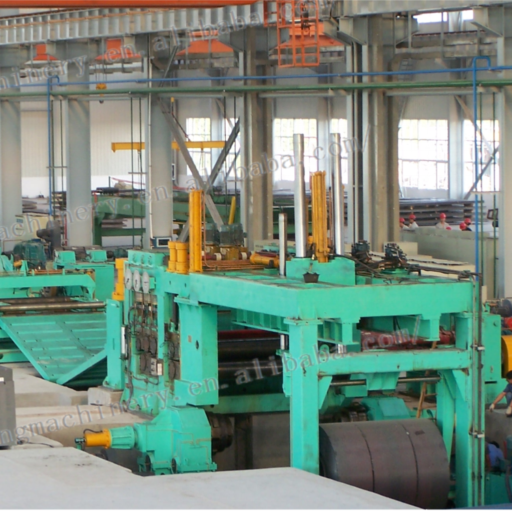 Cut To Length Line Machine With Cutting Speed Of 0- 60 M/Min Steel Coil Slitting Line