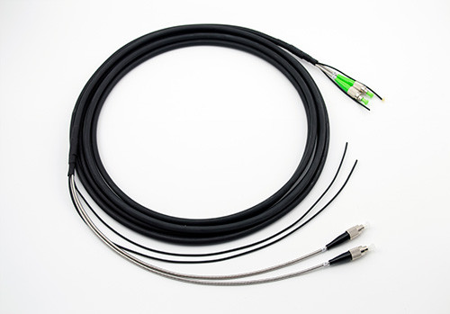 Waterproof Fiber Cable Assembly PDLC ODVA Connector To SC Fiber Cable G657A
