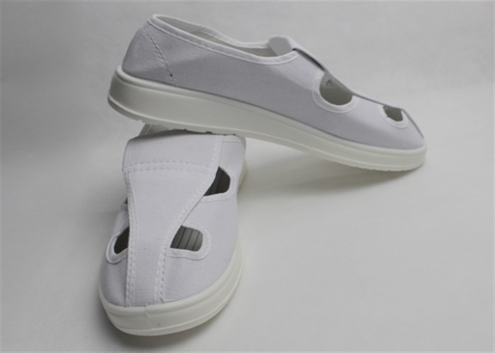 Clean Room ESD Anti-static PU Sole Canvas Shoes