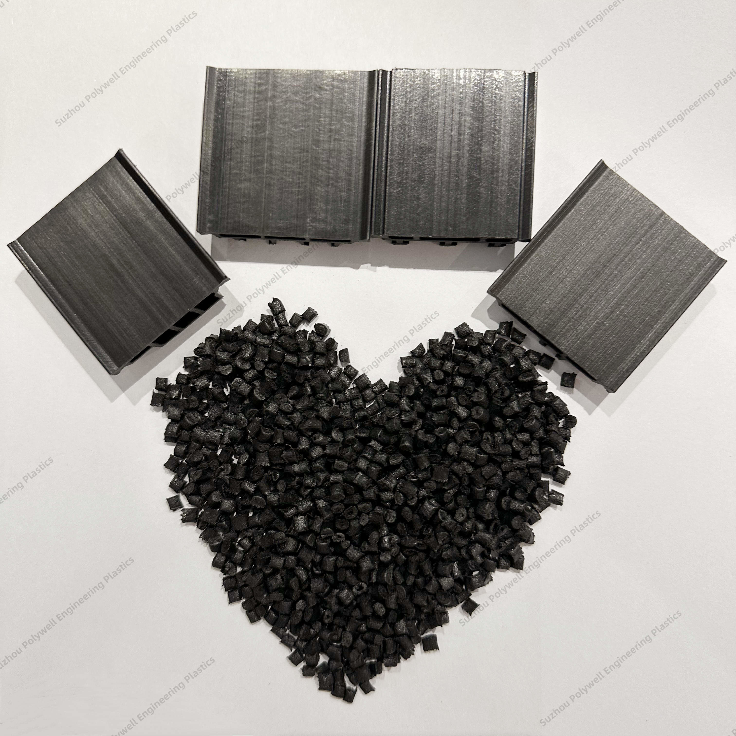 Modified Nylon PA66 GF25 Reinforced Granules Toughened Polyamide Pellets For Engineering Plastics Profiles