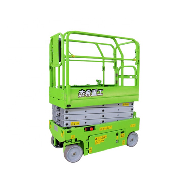 Electric power mini scissor lift 4m 12ft DC motor elevated work platform for home