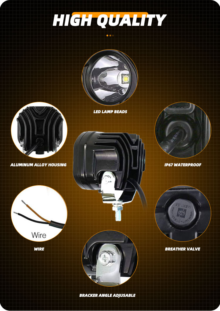 3 Inch 40W Off Road Fog Lights 4x4 4000lm Car Laser Fog Lamp
