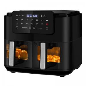 Buy cheap Oil Free Dual Zone Air Fryer 9L Large For Family With 2 Drawers 10 Presets 2400W Low Fat product