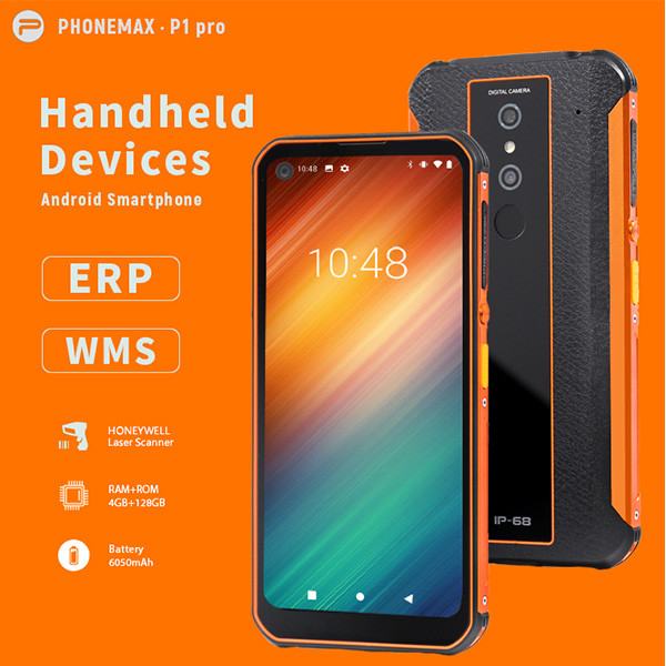 2D Barcode Scanner PDA MT6762D CPU And NFC Support Windows Tablet With Barcode Scanner
