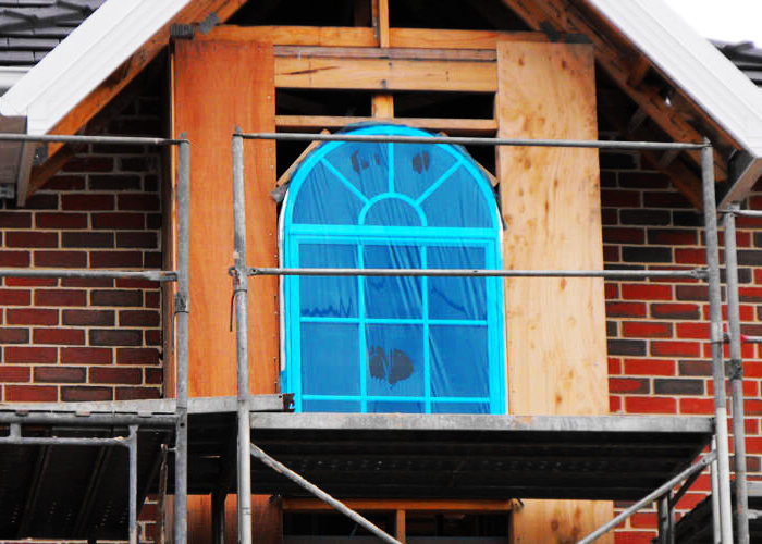 Temporary Window Protection Film / Glass Protection Tape For House Glass