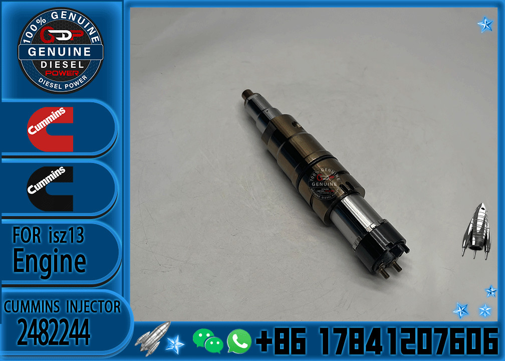 High quality Diesel Fuel injector common rail injector 2482244 for diesel fuel engine DC13 2872405 2488244