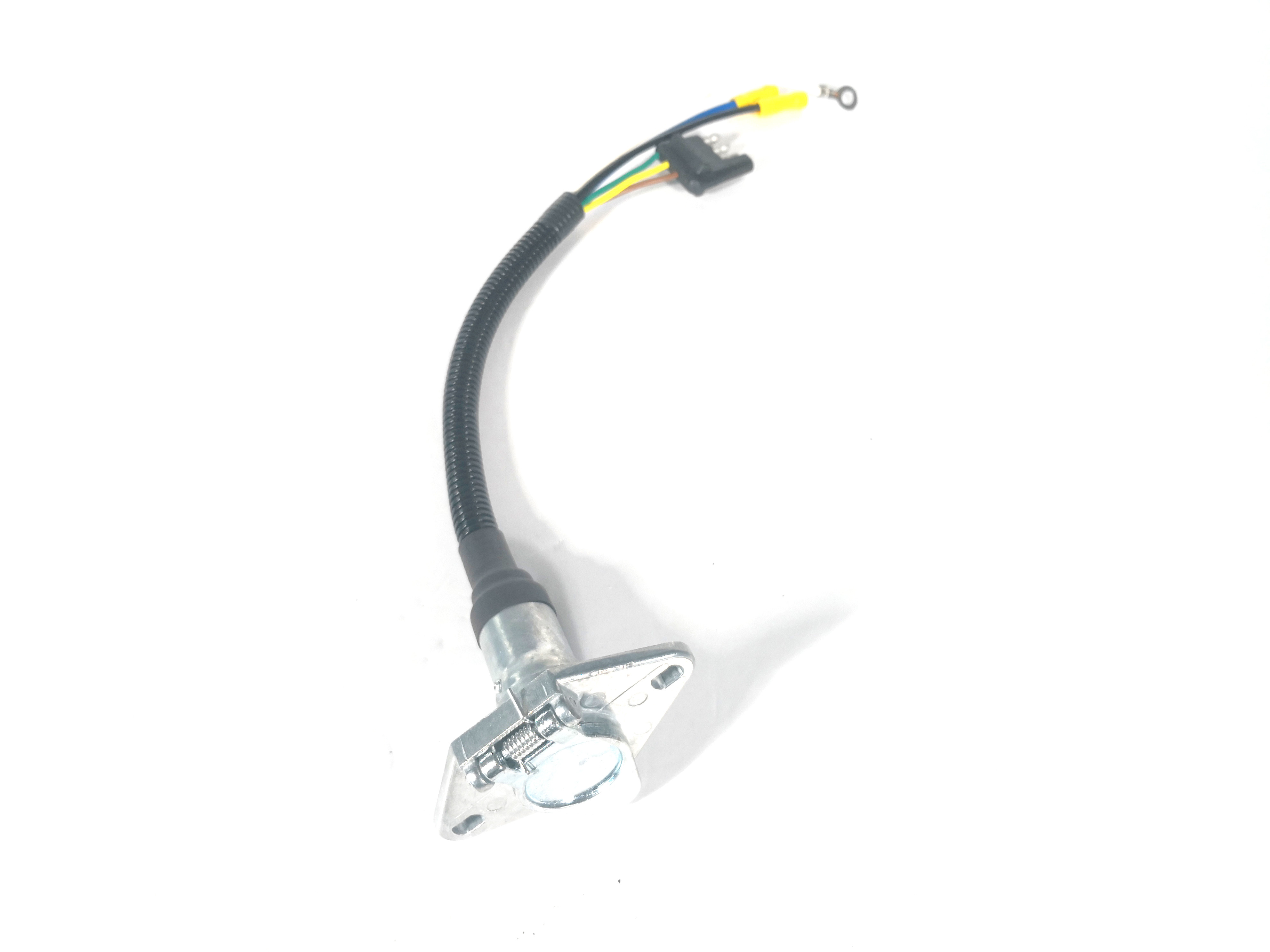 Round To Flat Trailer Light Connector Wiring IATF16949 Certification