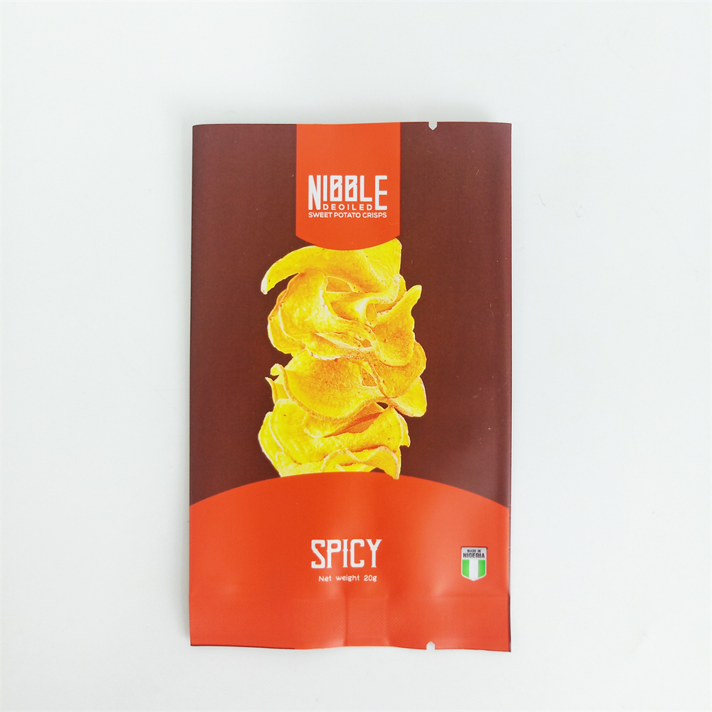 Custom Printed Food Grade Nitrogen Flush Chips Bags Sealer Metallic Foil Packaging Bags For Potatoes Chips