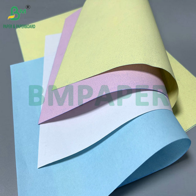 20LB Multi -Colored Carbonless Paper 8 1/2 x 11 1/2 For Offset Printing 