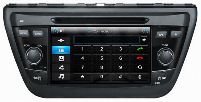 Ouchuangbo Car GPS DVD Stereo for Suzuki SX4 2014 /S Cross 2014 USB iPod Radio Player OCB-7058A