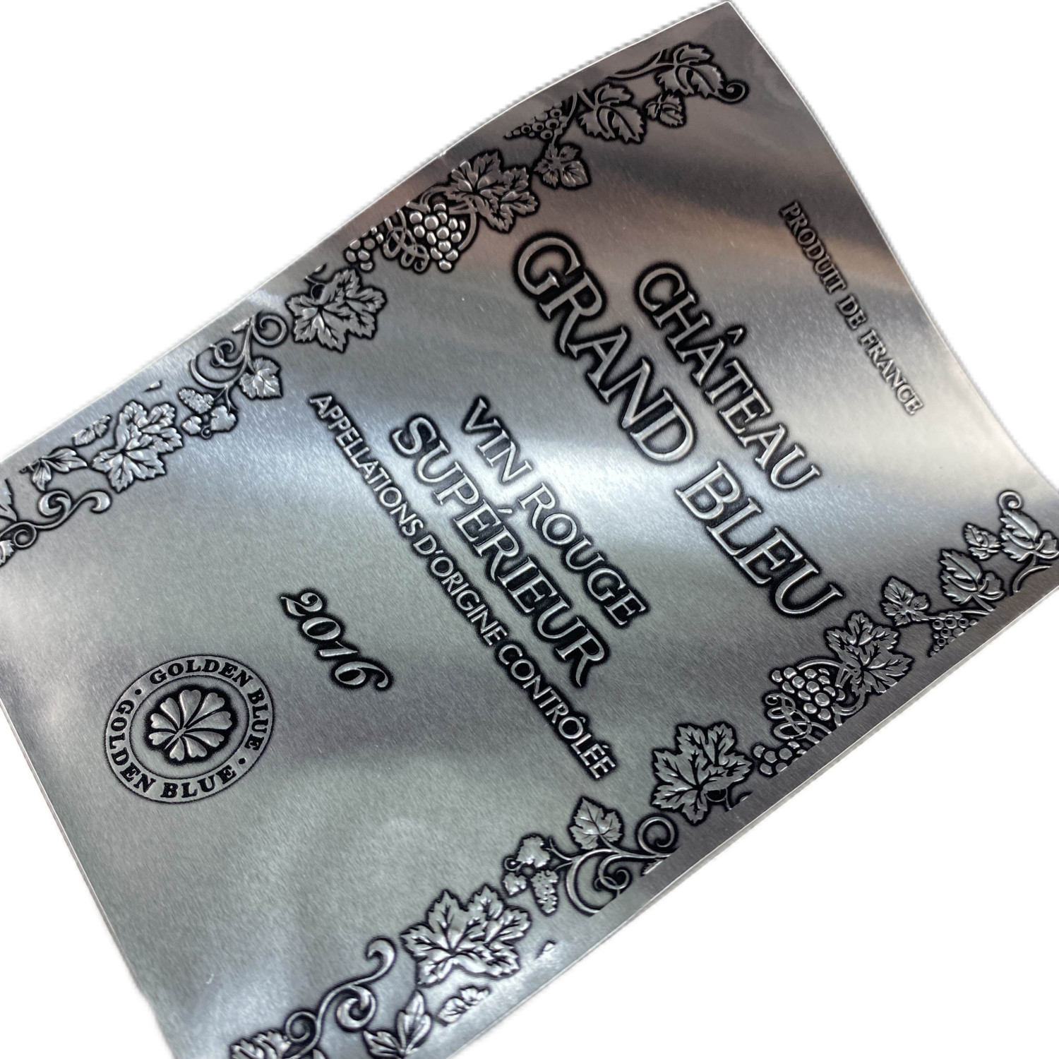 Professional Printing Wine Label Printing Alcohol Watermark Bottle Wine Label Custom Beverage Label Stickers