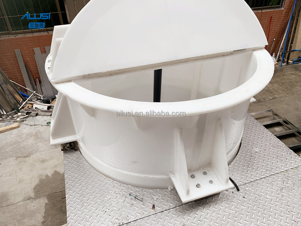1000L Toilet Bleacher Detergent Making Machine Bleach Hypochlorite Anti Corrosive Mixer Liquid Chemical Mixing Tank