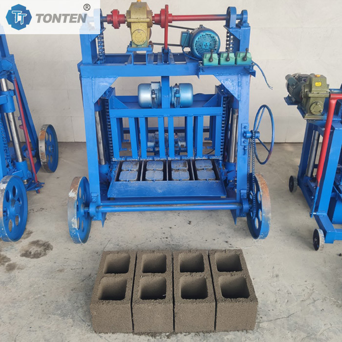 Large Building Brick Making Machine Movable Hollow Block Molding Machine