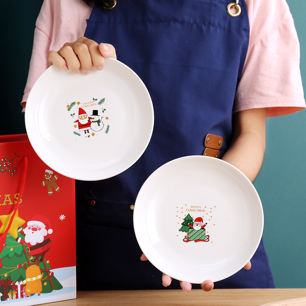 Customizable Ceramic Home Decoration Tableware For Christmas Gift