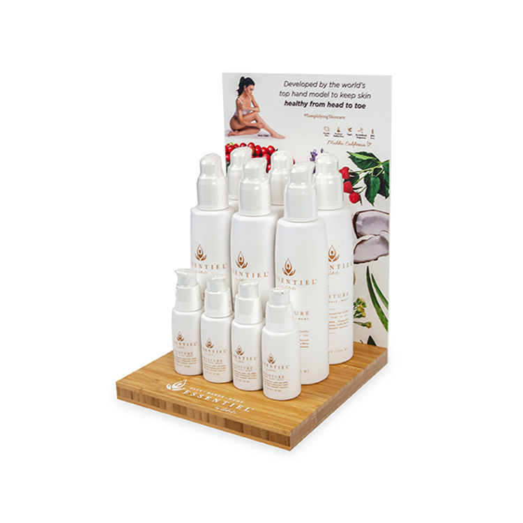 Countertop Makeup Display Units Biodynamic Cosmetic Shop Display Stand