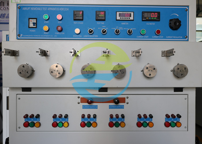 6 Stations Cable Testing Equipment UL817 Abrupt Pull Test Apparatus Ambient Temperature With 0~40°