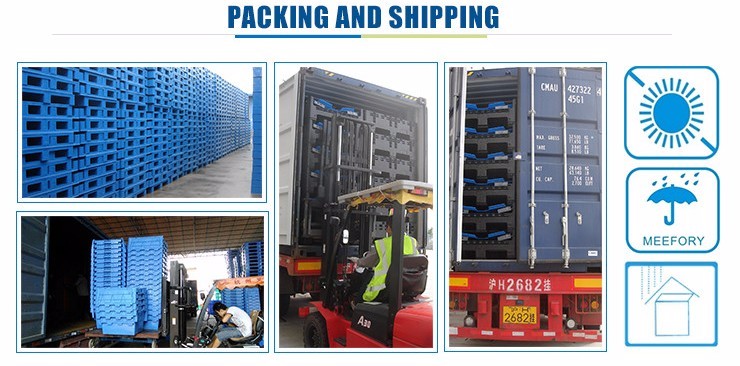 solid bulk container plastic pallet box turnover closed deck pallet box storage Container