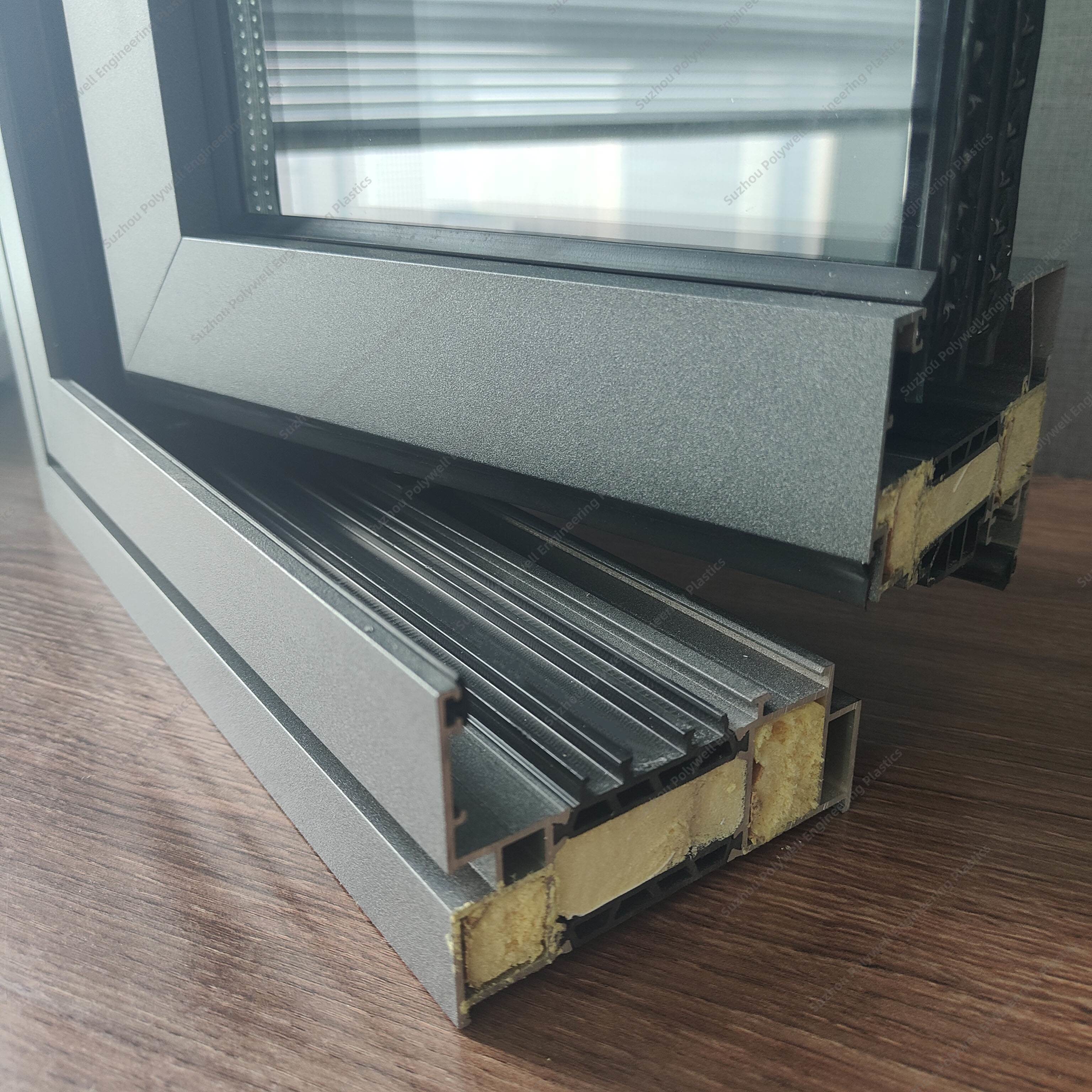 CT Shape Building Material Decoration Aid 14.8-25.3mm Extruding Polyamide PA66 Formed Thermal Barrier Tape