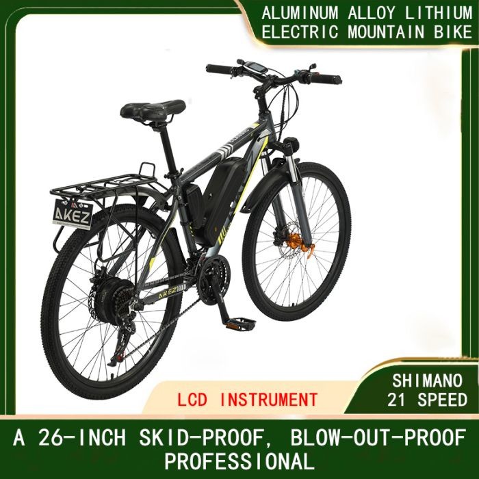 High Speed Motor 28 MPH Electric Bike Soft Tail Frame