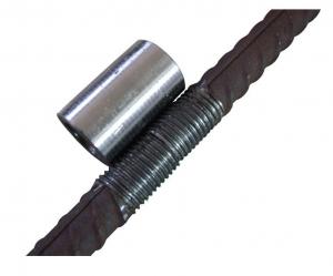 China Parallel Thread Mechanical Rebar Connectors , Rebar Splicing Coupler Joint on sale
