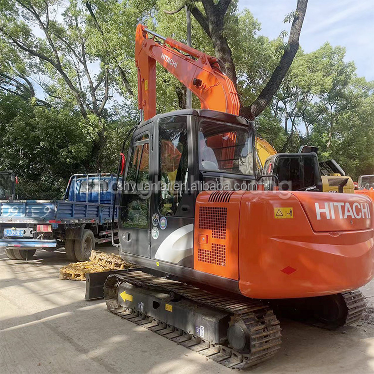 Second Hand Hitachi Excavator With Original ISUZU Engine And Hydraulic Pump