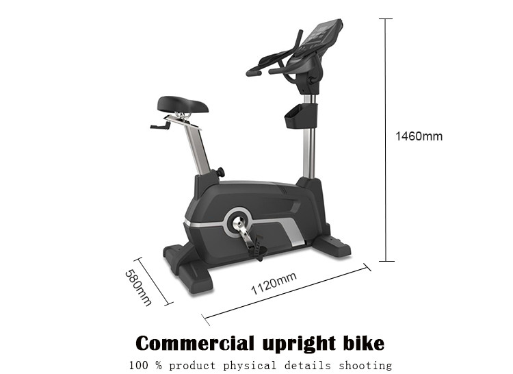 Indoor Stationary Exercise Bicycle , Upright Motorized Magnetic Exercise Bike