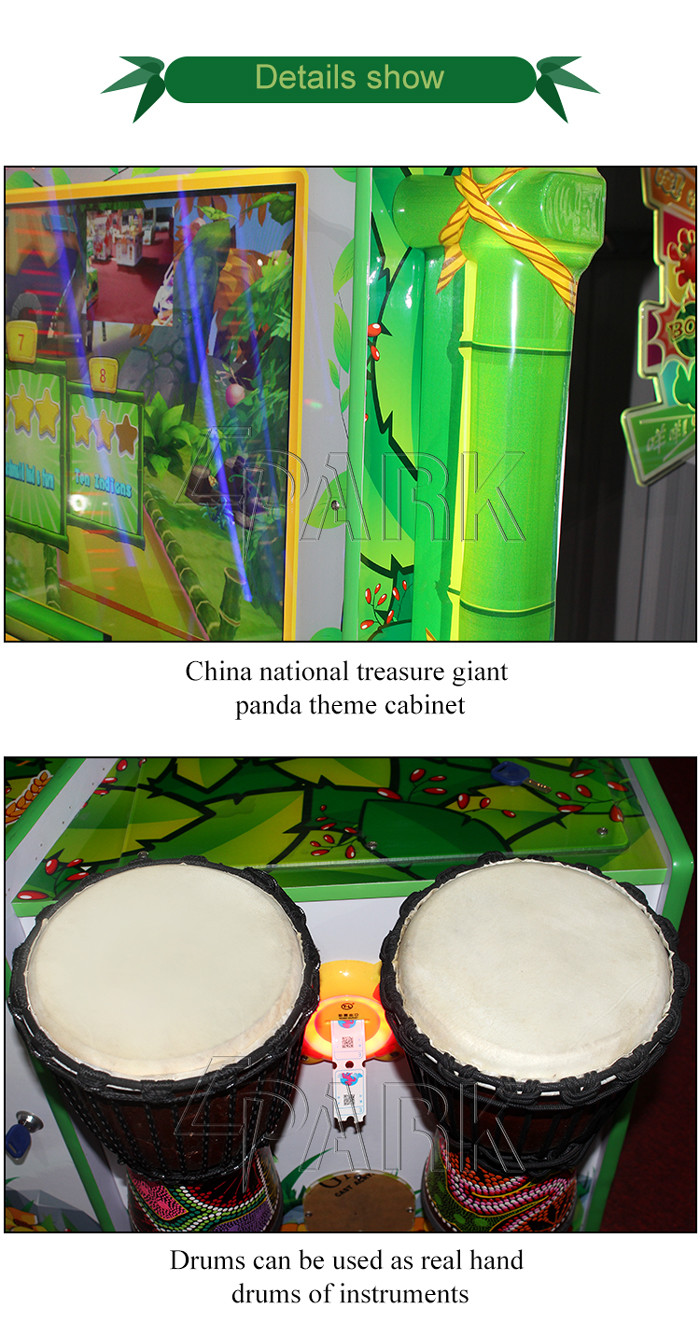 Tambourine Tribe Music Video Game Ticket Redemption Machine Easy To Operate